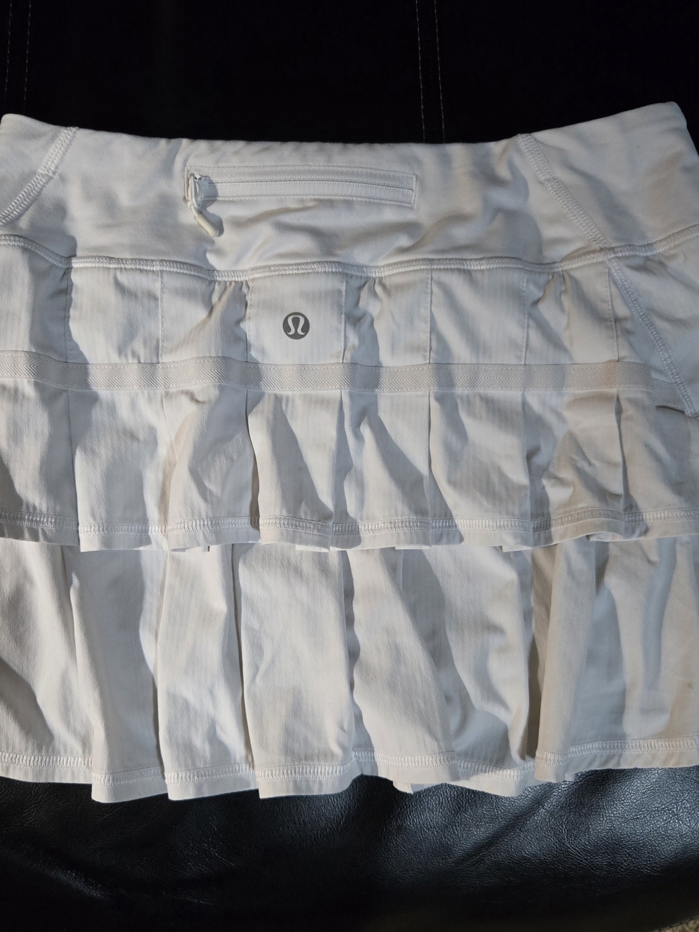 lululemon athletica White Tiered Athletic Skirt
